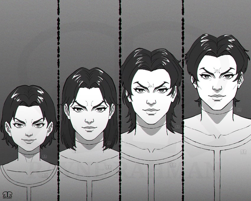 无敌少侠 (系列)、安妮莎 (无敌少侠) 1名女孩 年龄增长 幼化 作者标志 作者名