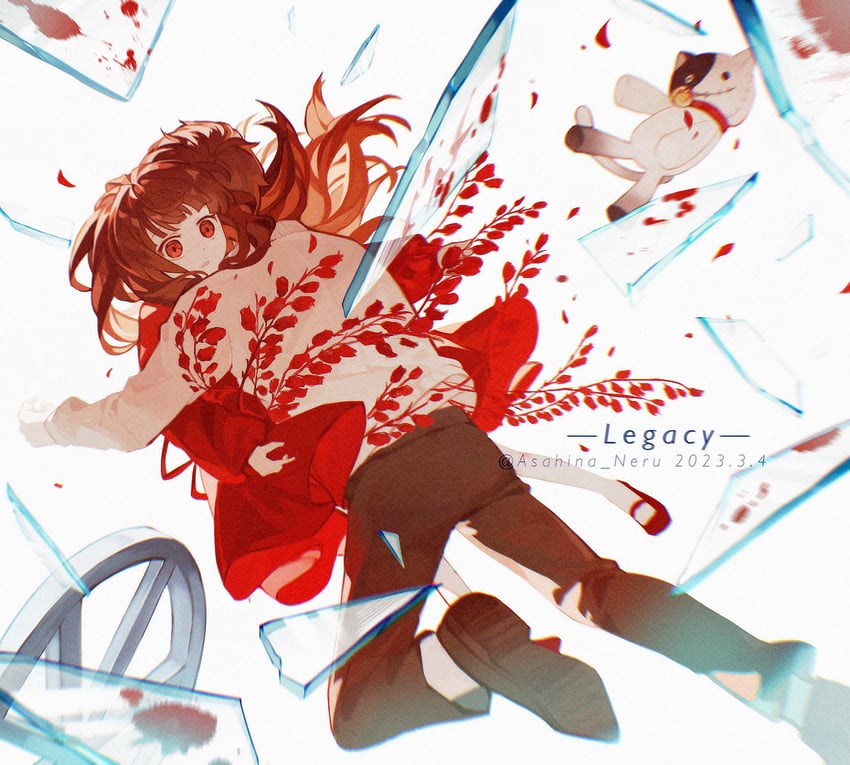 Deemo、爱丽丝 (Deemo)、Hans (古树旋律) 1名男孩 1名女孩 碎玻璃 兄妹 棕眼睛