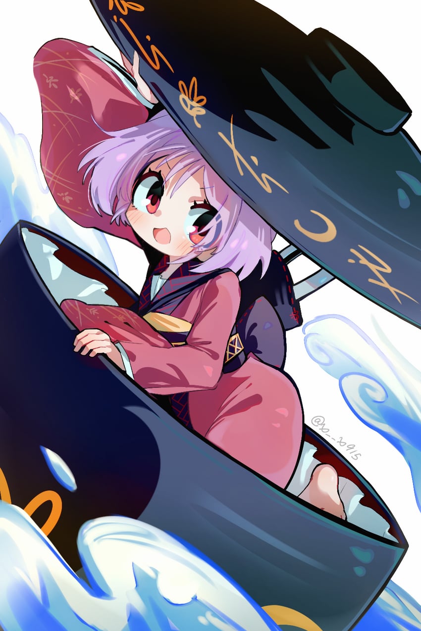 东方Project、少名针妙丸 1名女孩 :D 赤脚 脸红 碗