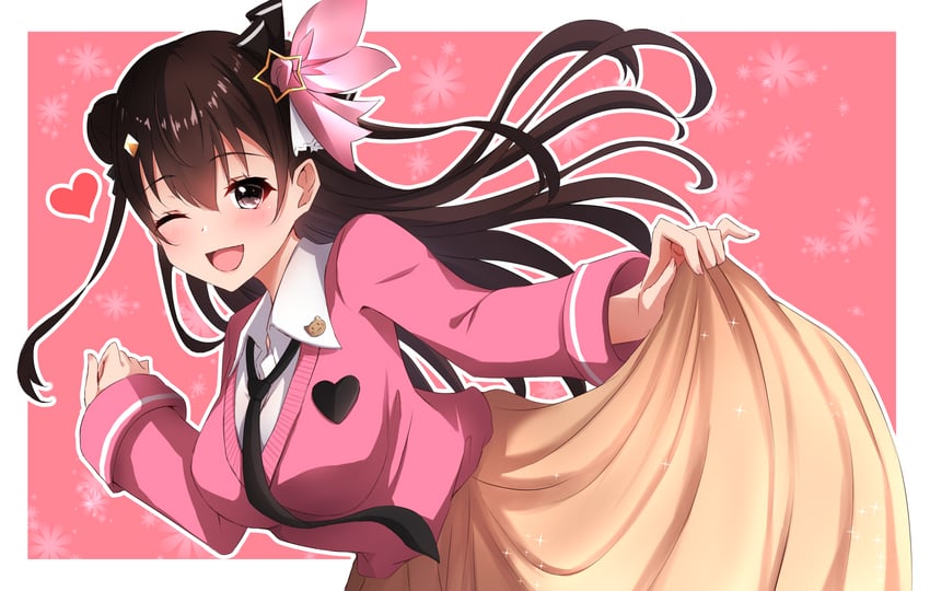 Hololive、Hololive GTA、时乃空 1名女孩 替换服装 棕眼睛 棕发 开襟衫