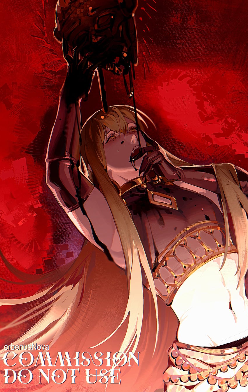 Fate/Grand Order、Fate系列、恩奇都 (Fate) 1个其他角色 举手 作者名 饮血 及肘手套