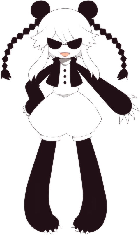 海底囚人、pansy (funamusea) 1名女孩 兽耳 动物手 黑色夹克 灯笼裤