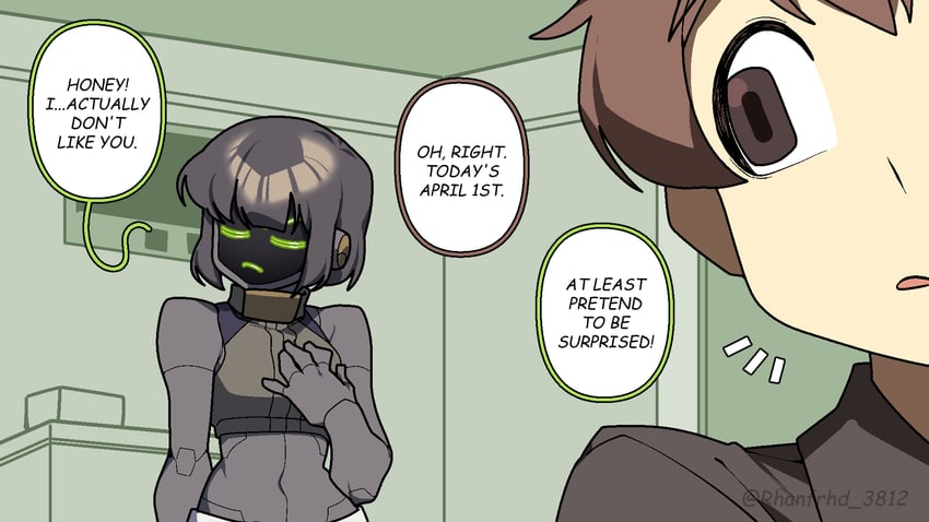 原创、EV3 (Junkzero) 1名男孩 1名女孩 愚人节 露肩 黑发