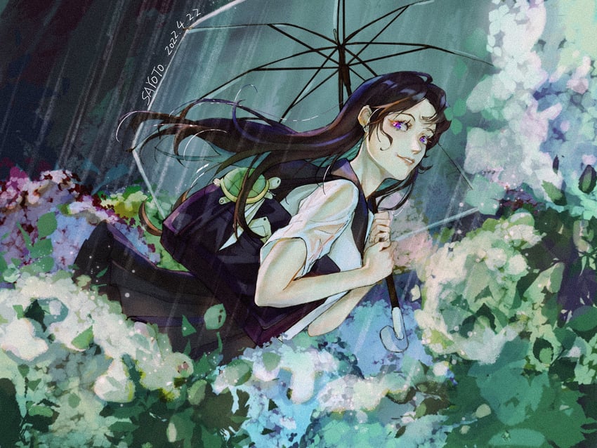 原创 1名女孩 作者名 包 黑发 蓝色水手领