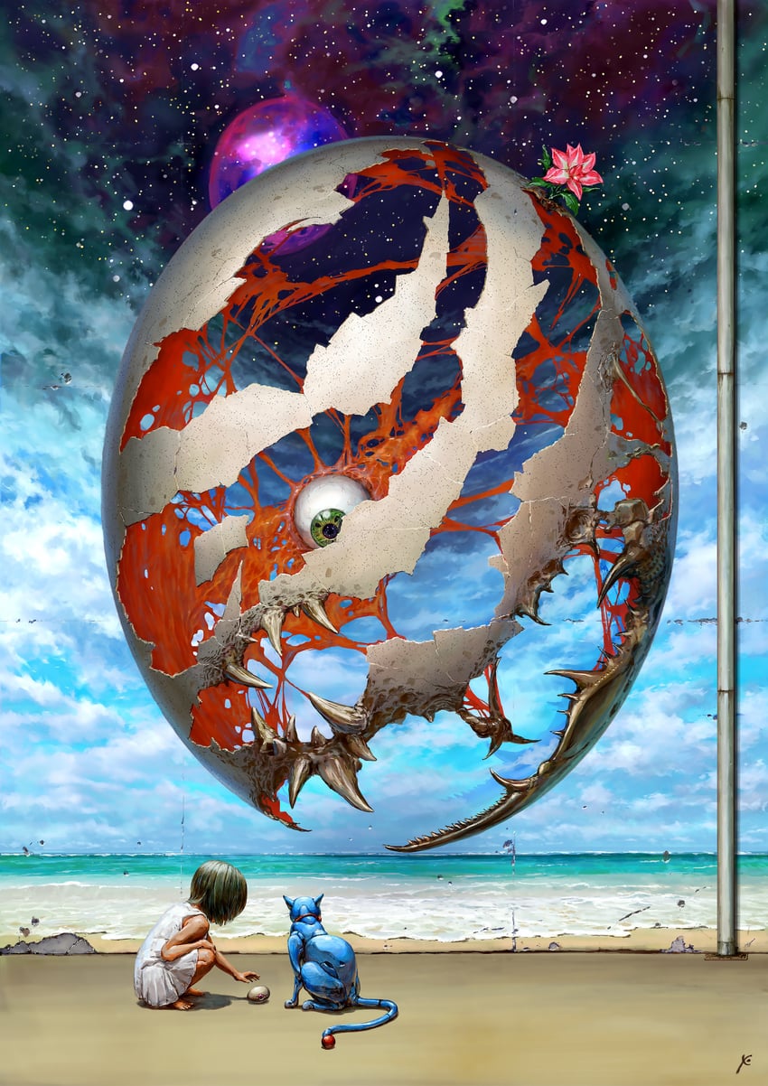 原创 1名女孩 赤脚 海滩 黑发 血