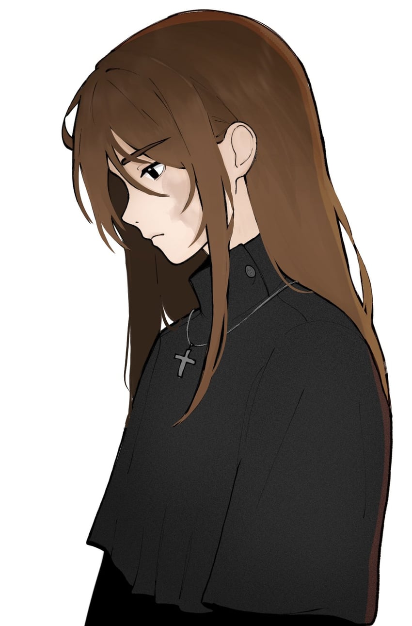 原创、matej (slavcorpz) 1名男孩 黑瞳 黑色长袍 棕发 烧伤疤痕