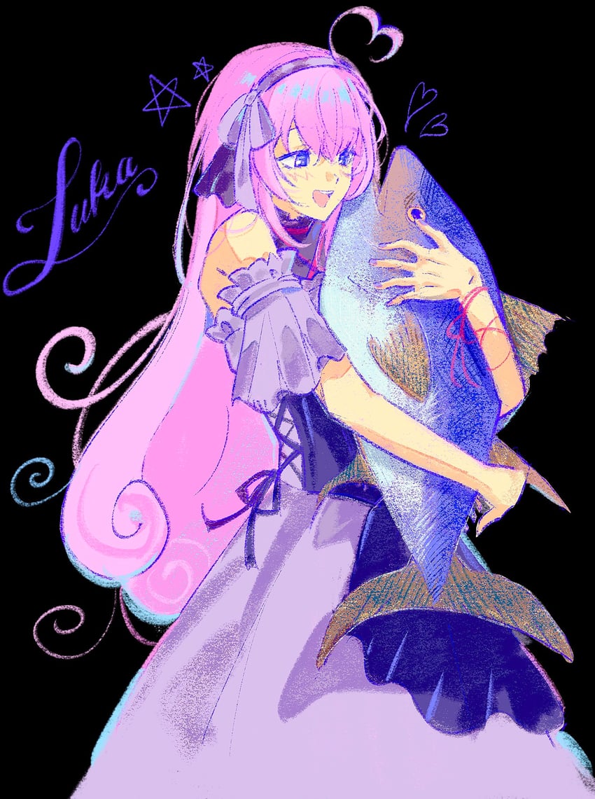 世界计划、VOCALOID、25点 巡音流歌 1名女孩 :D 呆毛 动物 臂部丝带