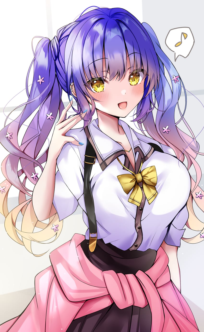天使嚣嚣 RE-BOOT!、小云雀来留美 1名女孩 :D 放射线条/杂草 手臂放在侧边 金发