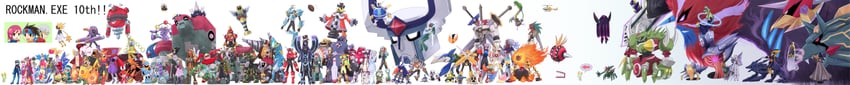 洛克人系列、mega man battle chip challenge、洛克人EXE (动画) 1个其他角色 6个以上男孩 6个以上女孩 飞行器 周年纪念