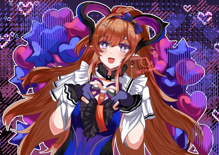 明日方舟、明日方舟：终末地、endfield idol (arknights) 1名女孩 :D 脸红 蝴蝶结 棕发
