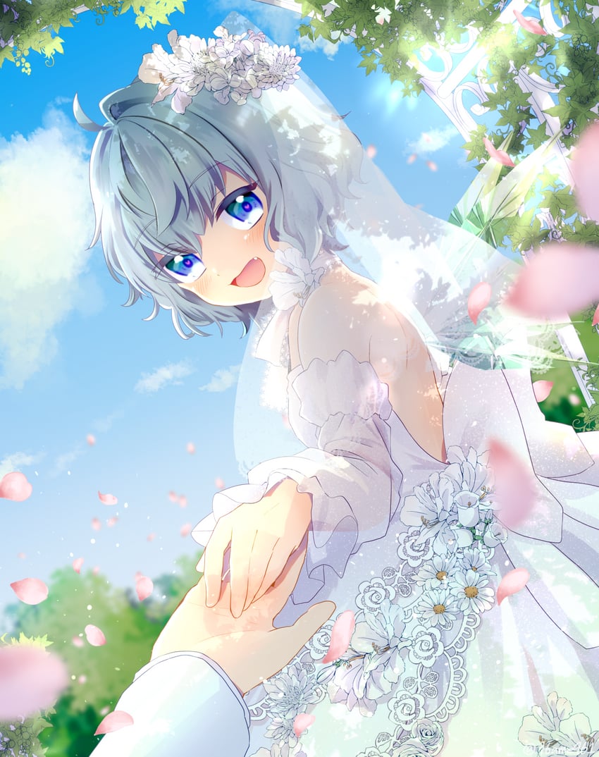 东方Project、琪露诺 1名女孩 :D 替换服装 拱形 后背蝴蝶结