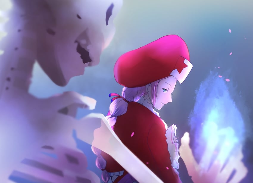 Classicaloid、莫扎特 (ClassicaLoid) 1名男孩 蓝眼 蓝火 辫子 闭嘴