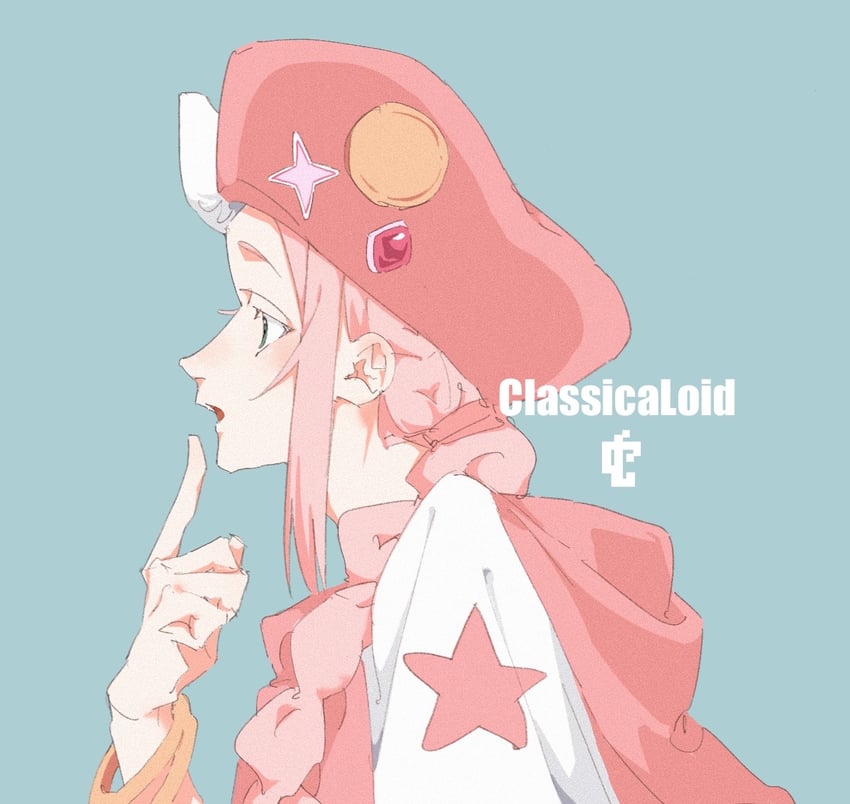 Classicaloid、莫扎特 (ClassicaLoid) 1名男孩 中性 蓝色背景 辫子 版权名