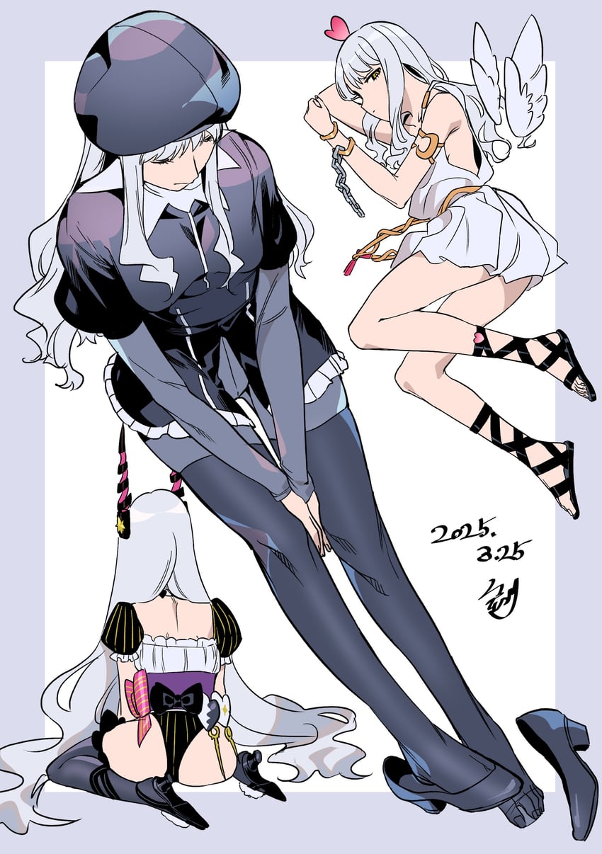 Fate/hollow ataraxia、Fate/stay night、Fate系列 1名女孩 臂环 屁股 裸腿 贝雷帽