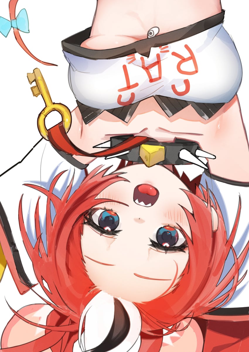 Hololive、Hololive英语、哈可斯·贝尔兹 1名女孩 兽耳 腋下 画师本人 黑领
