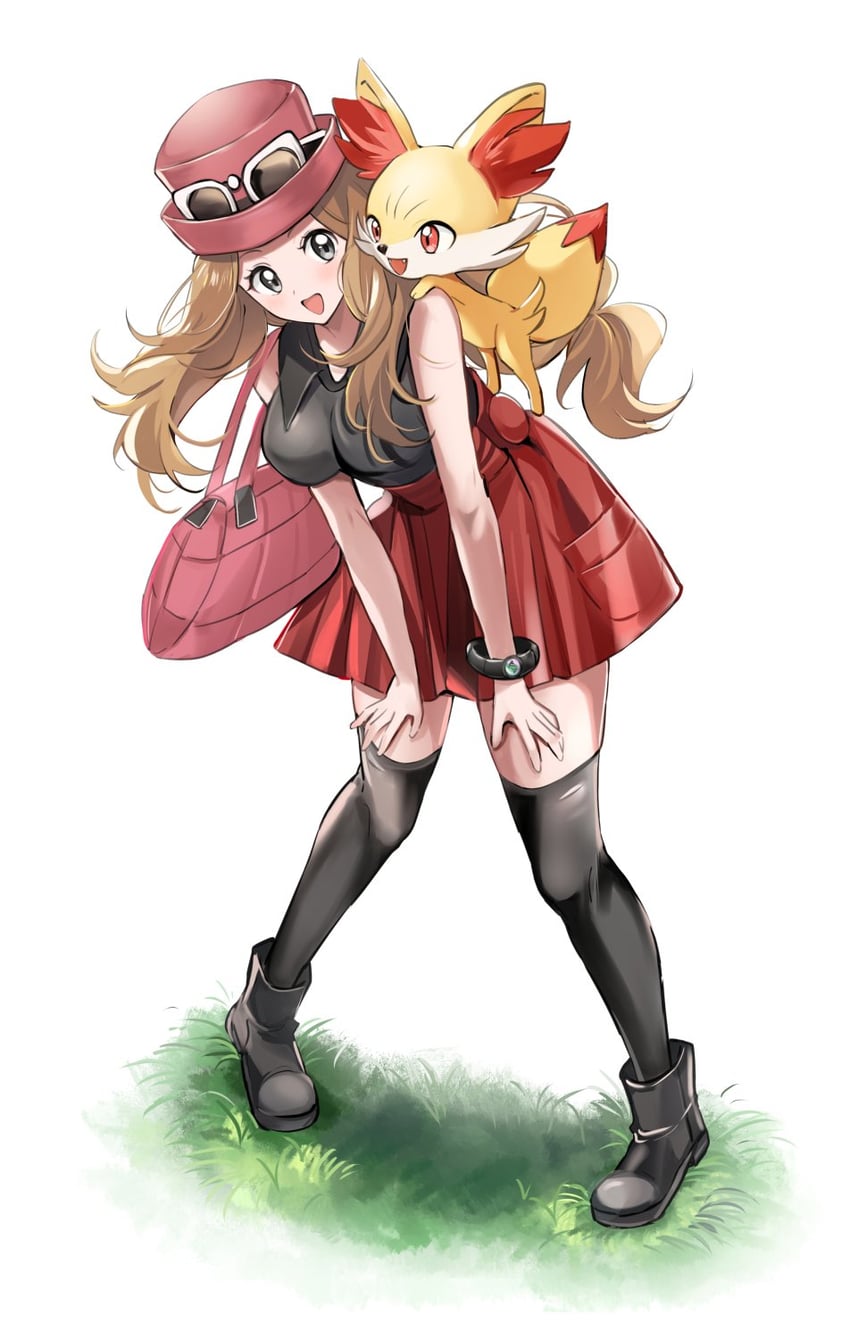 宝可梦、宝可梦 X/Y、火狐狸 1名女孩 :D 黑鞋 手链 棕发