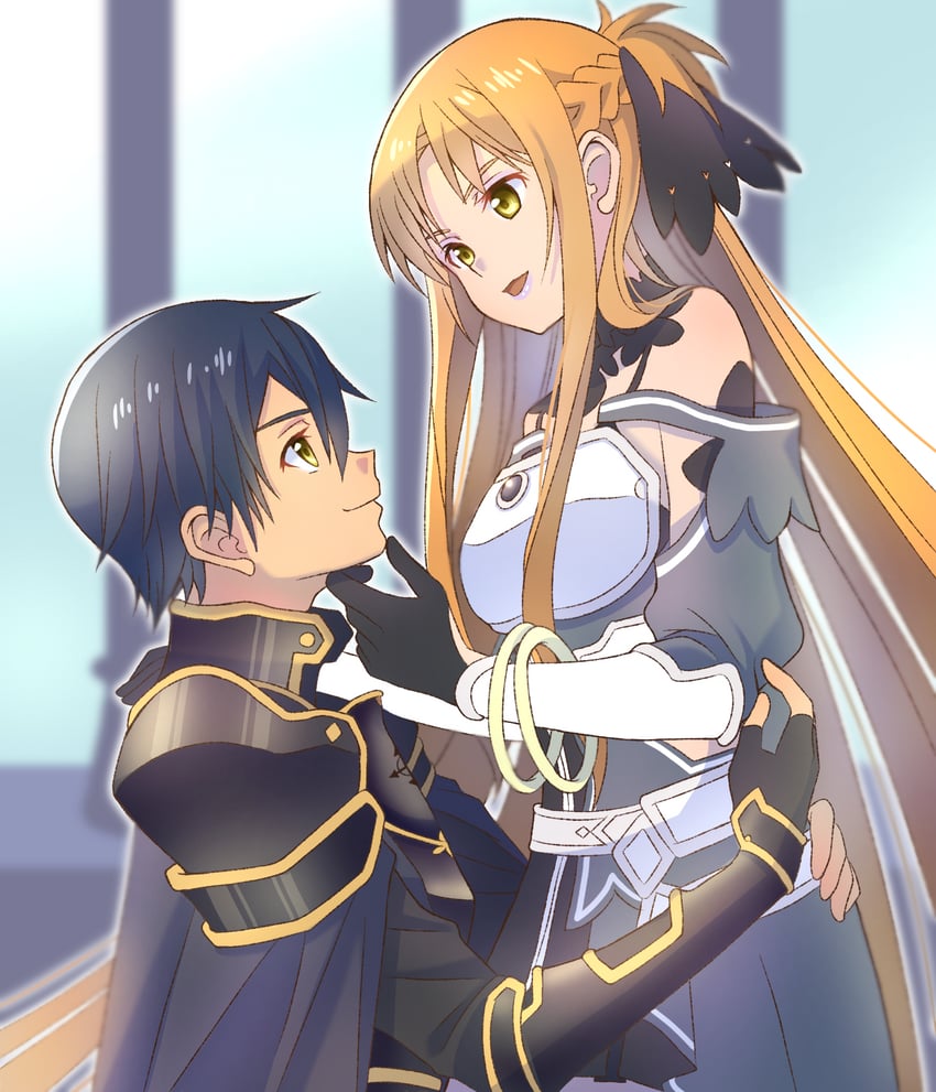 刀剑神域、刀剑神域：Alicization、刀剑神域：爱丽丝篇 异界战争 1名男孩 1名女孩 异色 替换服装 异色瞳