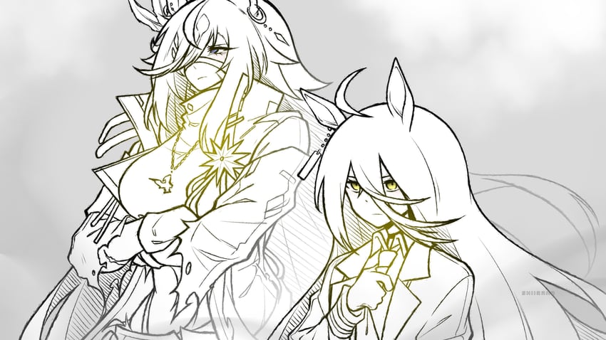 原创、现实生活、赛马娘 呆毛 兽耳 耳标 耳环 马耳