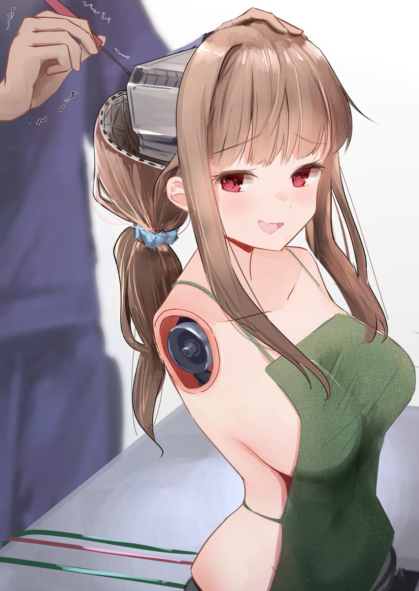 原创 1名女孩 截肢 机器人 围裙 乳房