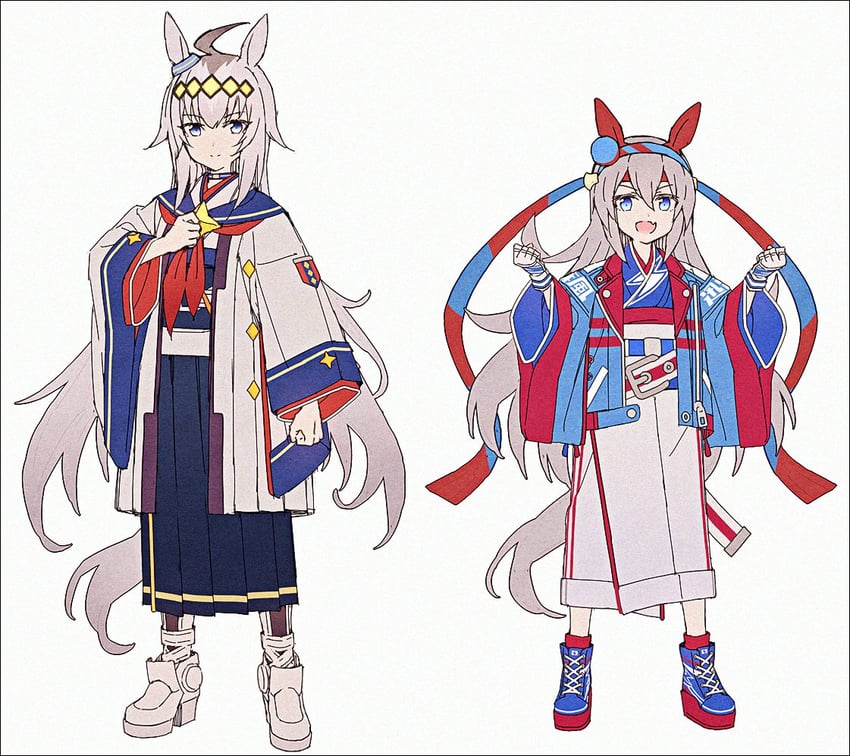 赛马娘、小栗帽 (星光节奏)、小栗帽 (赛马娘) 2名女孩 :D 改装服装 呆毛 兽耳