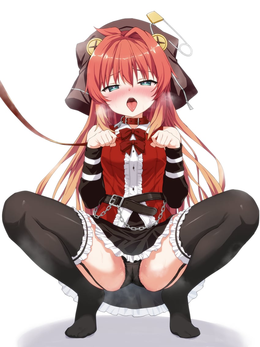 fortissimo//akkord:bsusvier、satomura momiji 1名女孩 动物项圈 水色瞳 腰带 腰带扣
