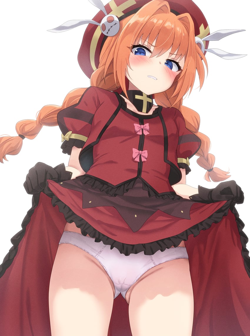 魔法少女奈叶、魔法少女奈叶、魔法少女奈叶 A's 1名女孩 贝雷帽 黑领 黑色手套 蓝眼
