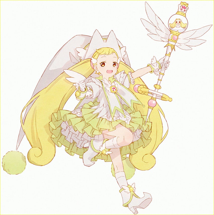 小魔女DoReMi、卷机山花、托托（小魔女DoReMi） 1名女孩 :D 改装服装 金发 靴子