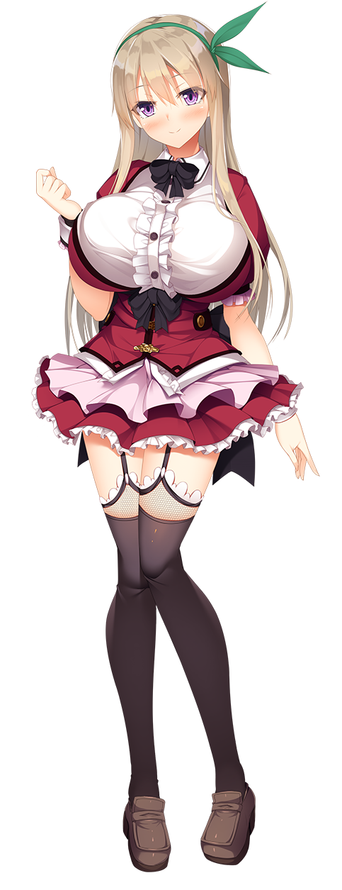 女主角是朋友吗？是恋人吗？还是床伴吗？第二部、kagurazaka sanae 1名女孩 脸红 乳房 全身 吊袜带