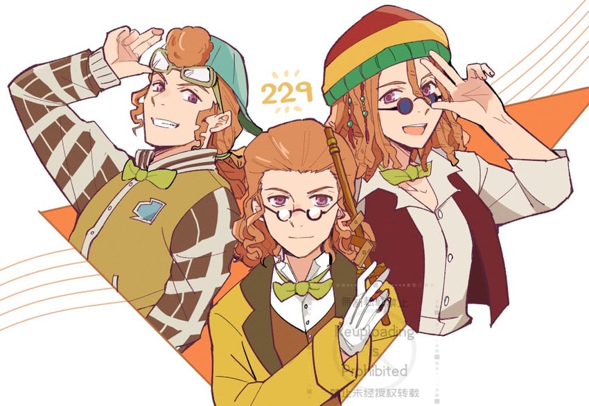 Classicaloid、弗朗茨·舒伯特 (Classicaloid) 1名男孩 反戴帽子 棒球帽 蓝帽子 蝴蝶结