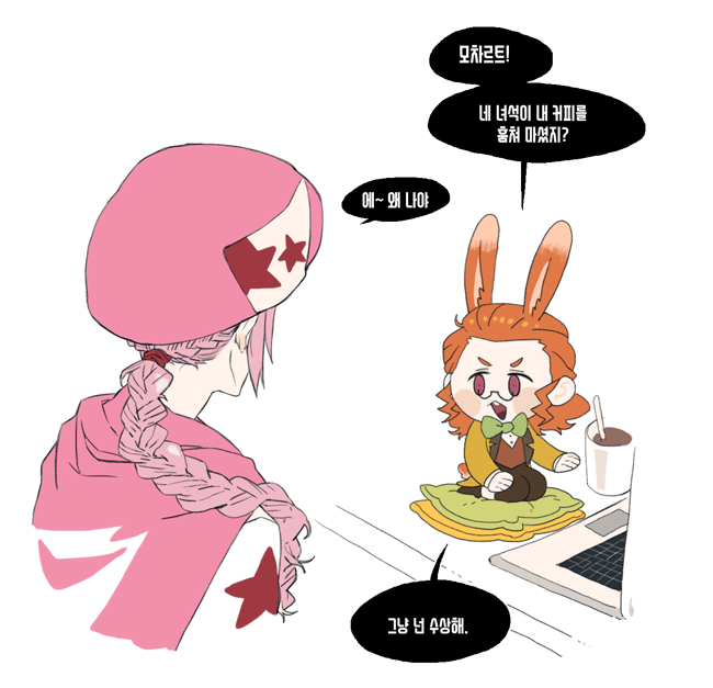 Classicaloid、弗朗茨·舒伯特 (Classicaloid)、莫扎特 (ClassicaLoid) 2个男孩 兽耳 蝴蝶结 蝶形领结 辫子