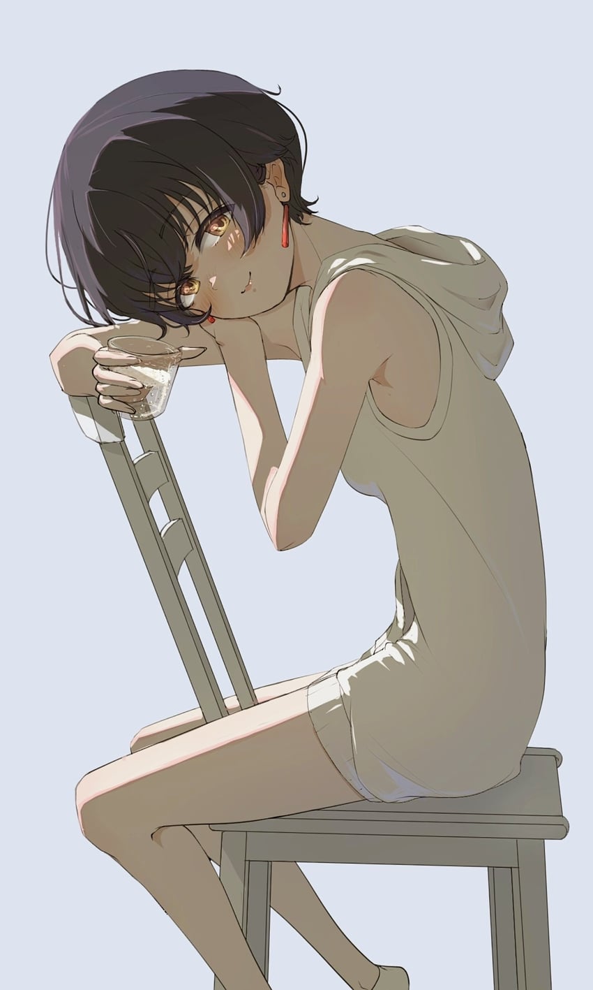 神稻牡丹：醉态如百合之花、张君兰 1名女孩 黑发 脸红 棕眼睛 杯子