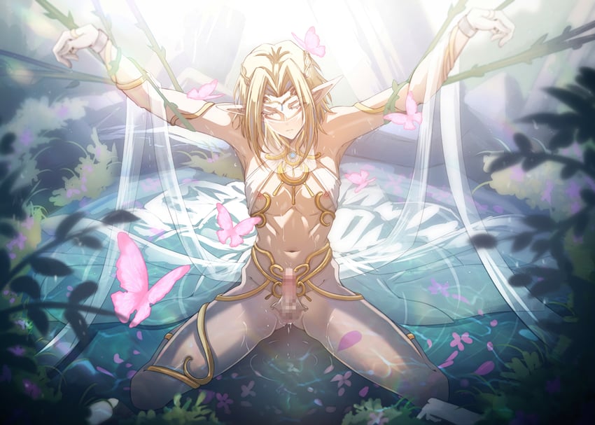 原创 1名男孩 金发 虫子 蝴蝶 已打码