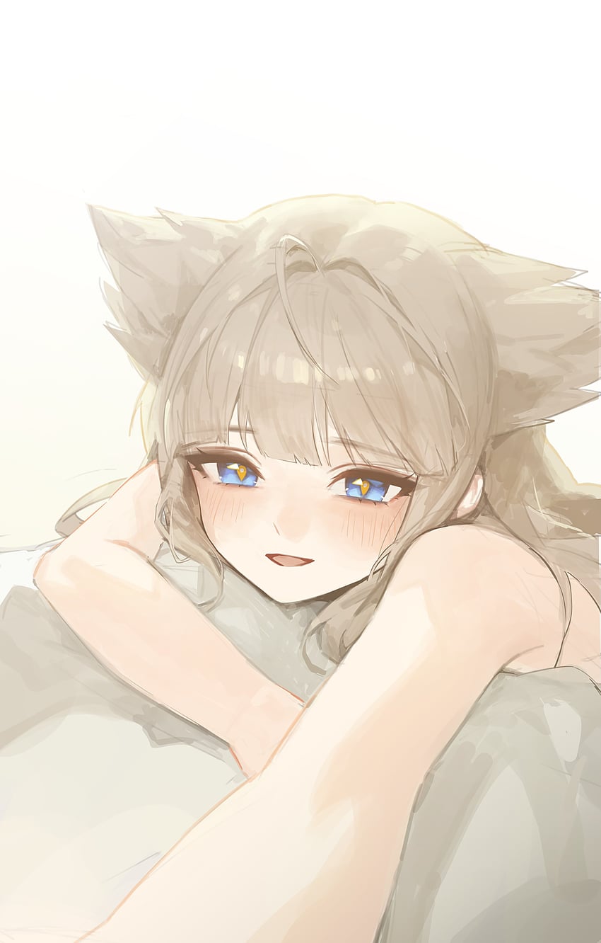 明日方舟、明日方舟：终末地、佩莉卡 (明日方舟：终末地) 1名女孩 呆毛 兽耳 鸟耳 鸟娘