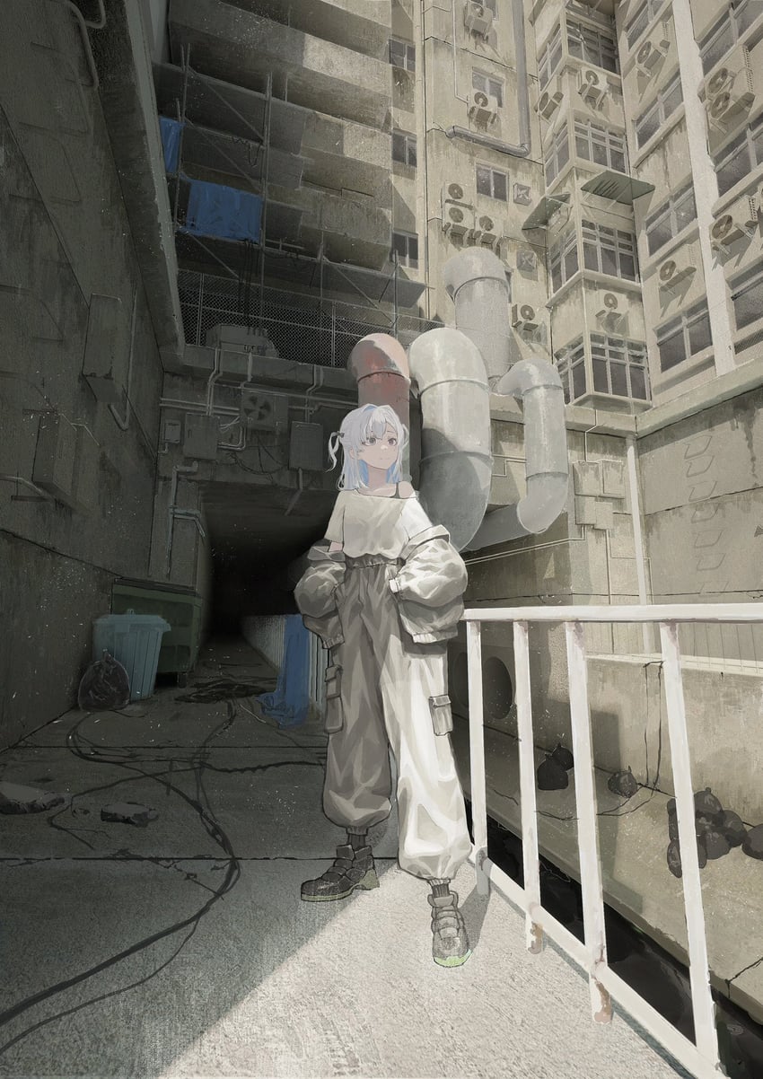 原创 1名女孩 空调 黑色文胸 黑鞋 胸罩
