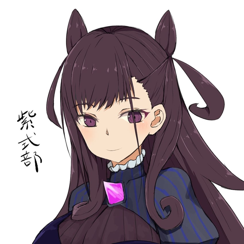 Fate/Grand Order、Fate系列、紫式部 (Fate) 1名女孩 脸红 乳房 棕发 闭嘴