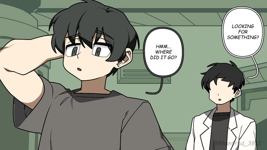 原创 2个男孩 举手 黑瞳 黑发 外套