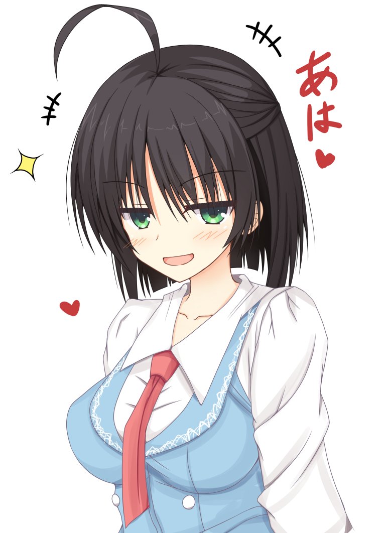 千恋＊万花、常陆茉子 +++ 1名女孩 :D 呆毛 黑发