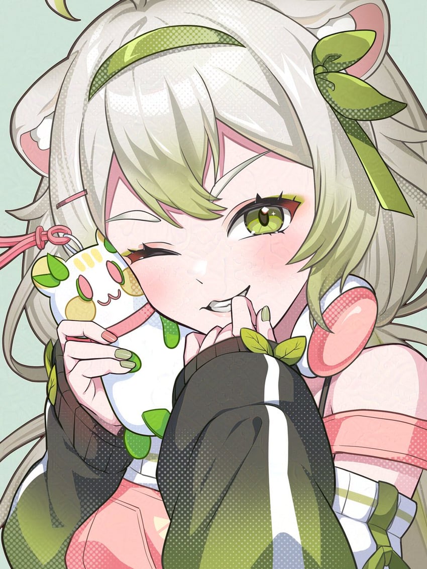 Vinesauce、Limealicious、Limealicious (舒适) 1名女孩 呆毛 兽耳 雪貂耳 雪貂娘