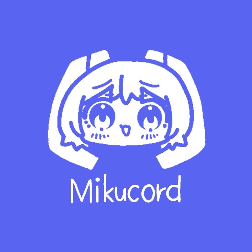 Discord、VOCALOID、初音未来 1名女孩 猫脸笑 :D 角色名称 Discord 标志