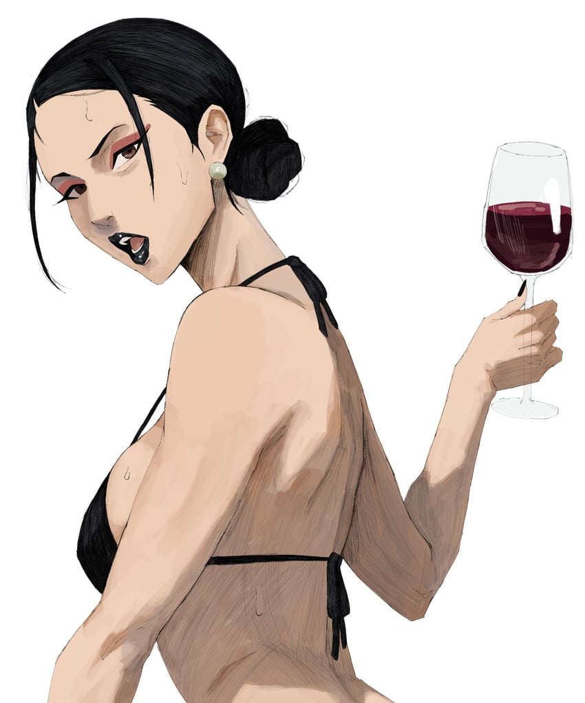 无敌少侠 (系列)、黛比·格雷森 1名女孩 酒 背影 比基尼 黑色比基尼