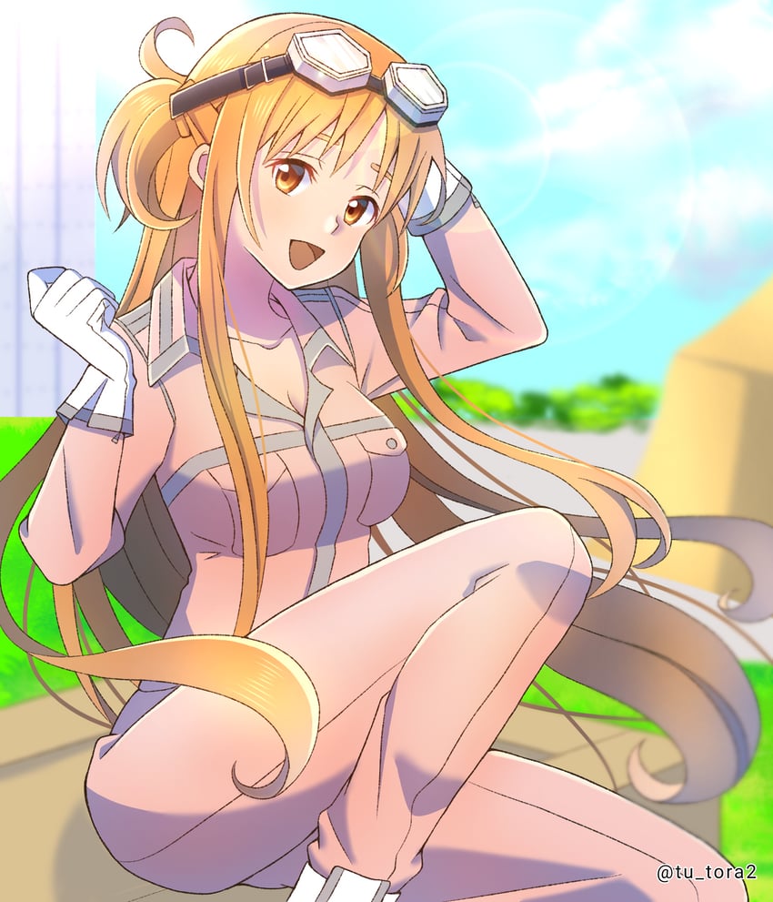 刀剑神域、刀剑神域：Alicization、刀剑神域：摇篮月篇 1名女孩 :D 替换服装 踝靴 举手