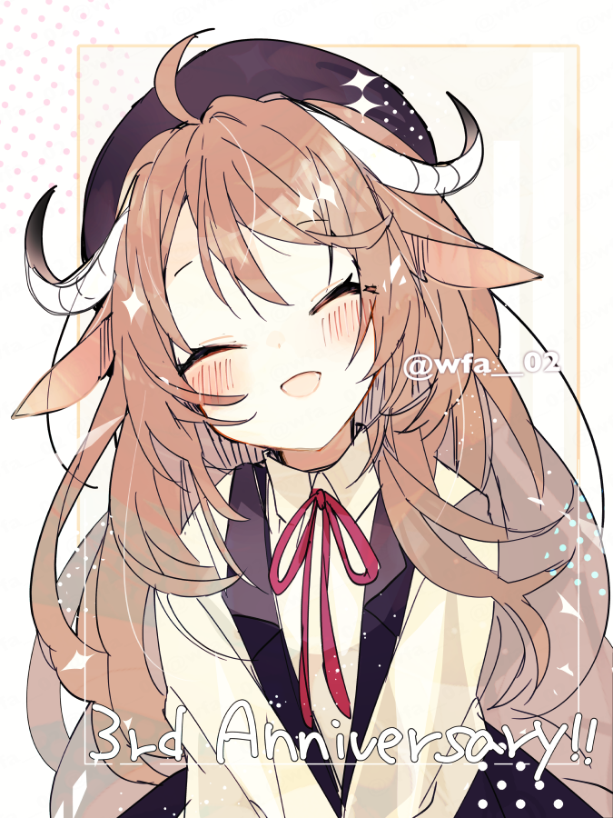 明日方舟、艾雅法拉 (明日方舟) 1名女孩 :D 微笑 呆毛 兽耳