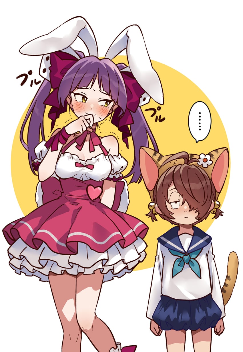 铃铛猫娘、鬼太郎、鬼太郎 ... 1名男孩 1名女孩 兽耳头饰 兽耳