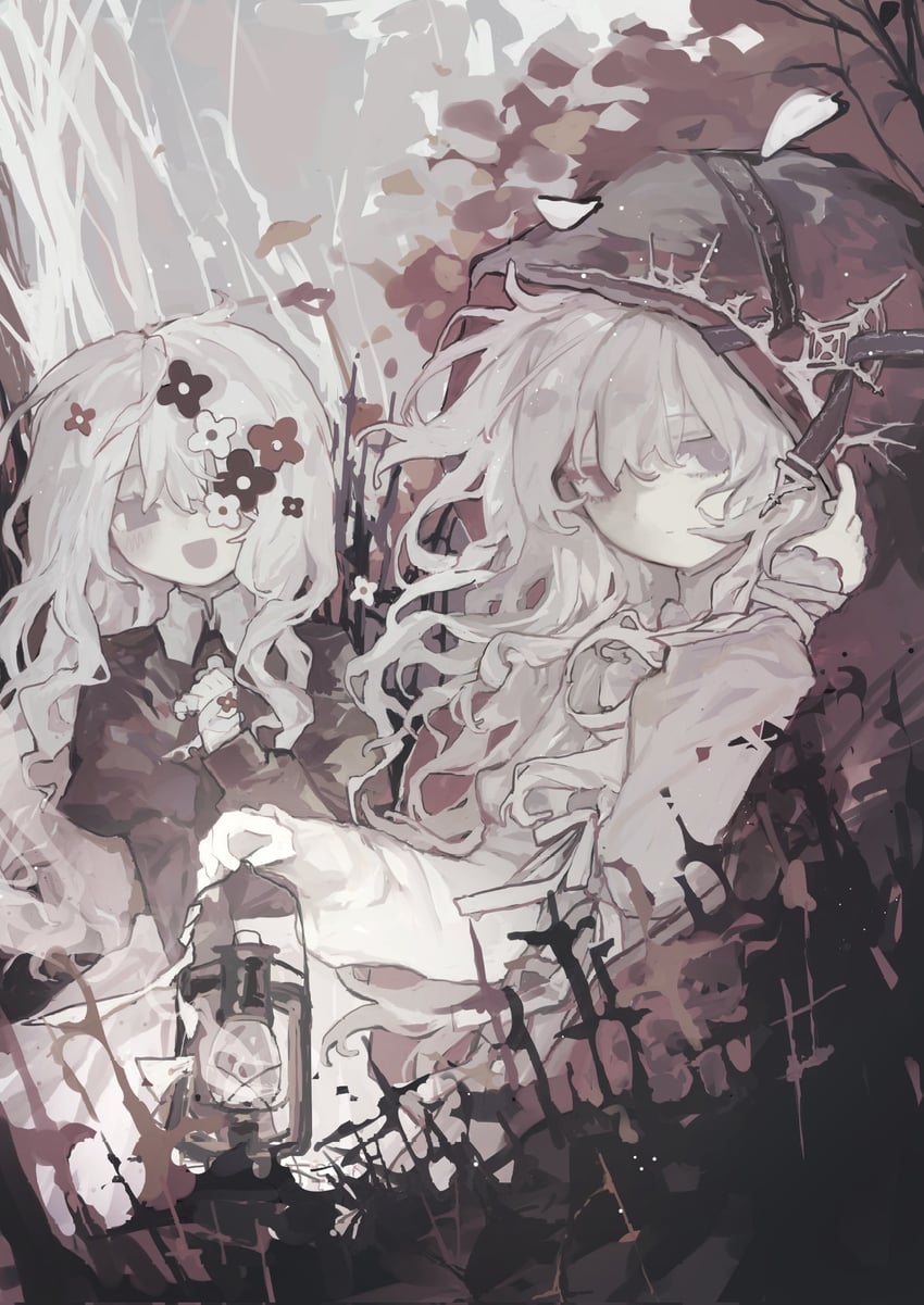 原创 2名女孩 :D 缠绷带的手 绷带 黑色小披肩