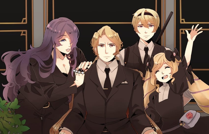 火焰纹章、火焰之纹章：if、卡米拉 (火焰之纹章) 2个男孩 2名女孩 :D 替换服装 举手