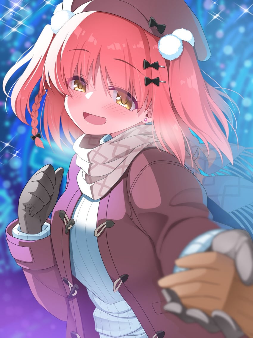 原创 1名女孩 1个其他角色 :D 逆光 黑色蝴蝶结
