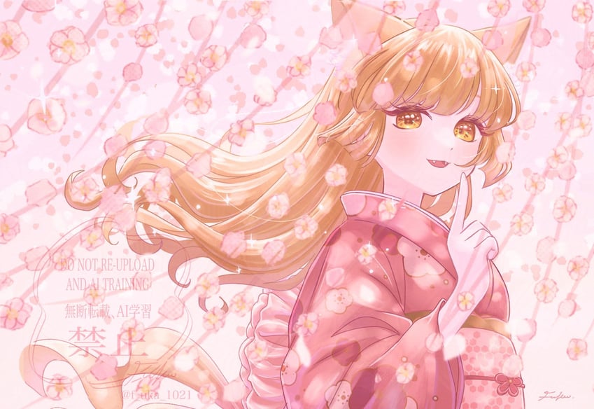 原创 1名女孩 :D 兽耳毛 兽耳 作者名