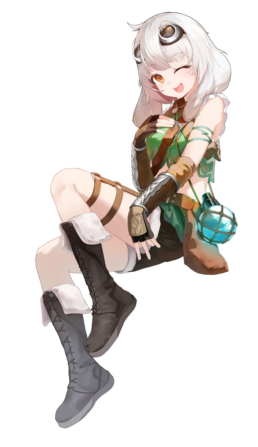 铃兰之剑、cocoa (sword of convallaria) 1名女孩 兽耳 护臂 腰带 腰包