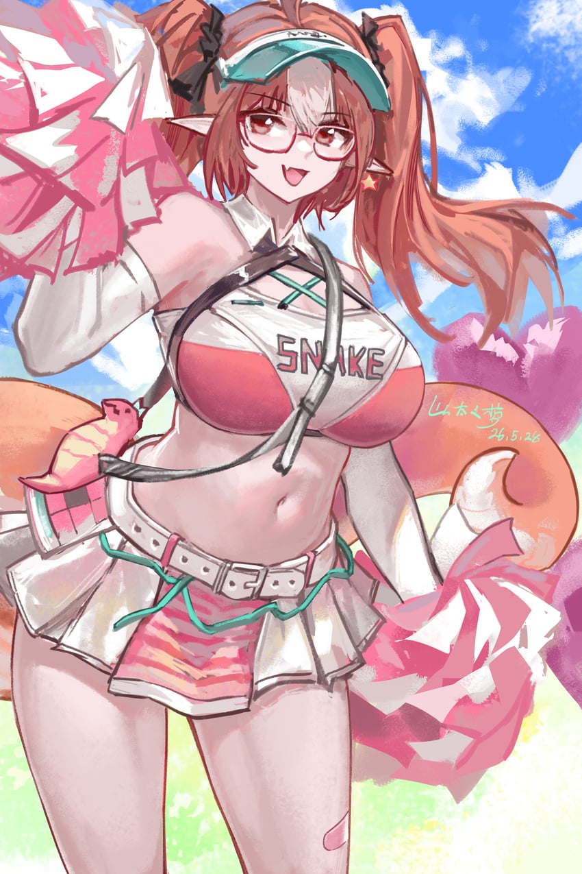 明日方舟、硅钼铅矿 (明日方舟)、铅黄 (跃动节拍) (明日方舟) 1名女孩 :D 创可贴 腿上的创可贴 大腿上的绷带