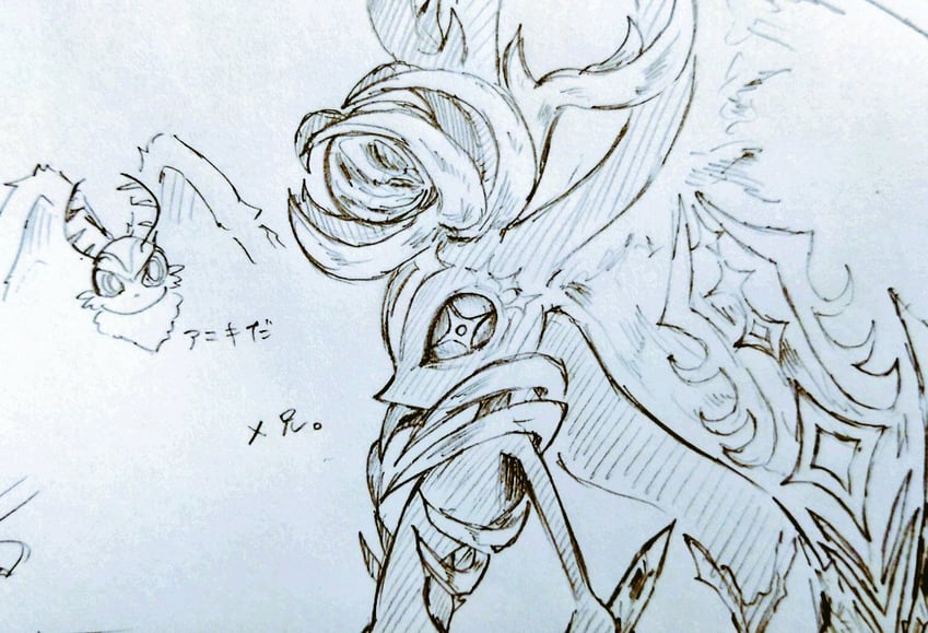 星之卡比系列、星之卡比 探索发现、命运悲剧的世界 +_+ 鹿角 Q版 Q版插图 侧视